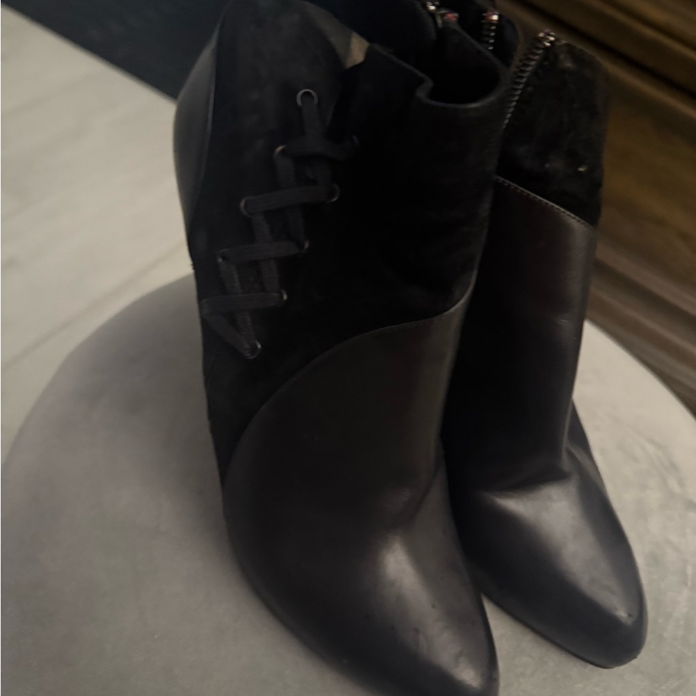 Christian Louboutin Elegant Black Ankle Boots-great condition